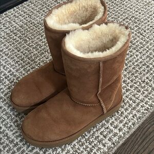 UGG Tan Shearling Winter Boots